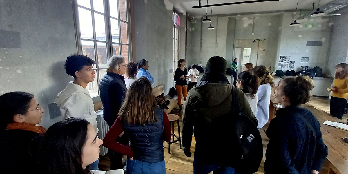 La présentation de l'établissement et ses projets par Gwenola Drillet...