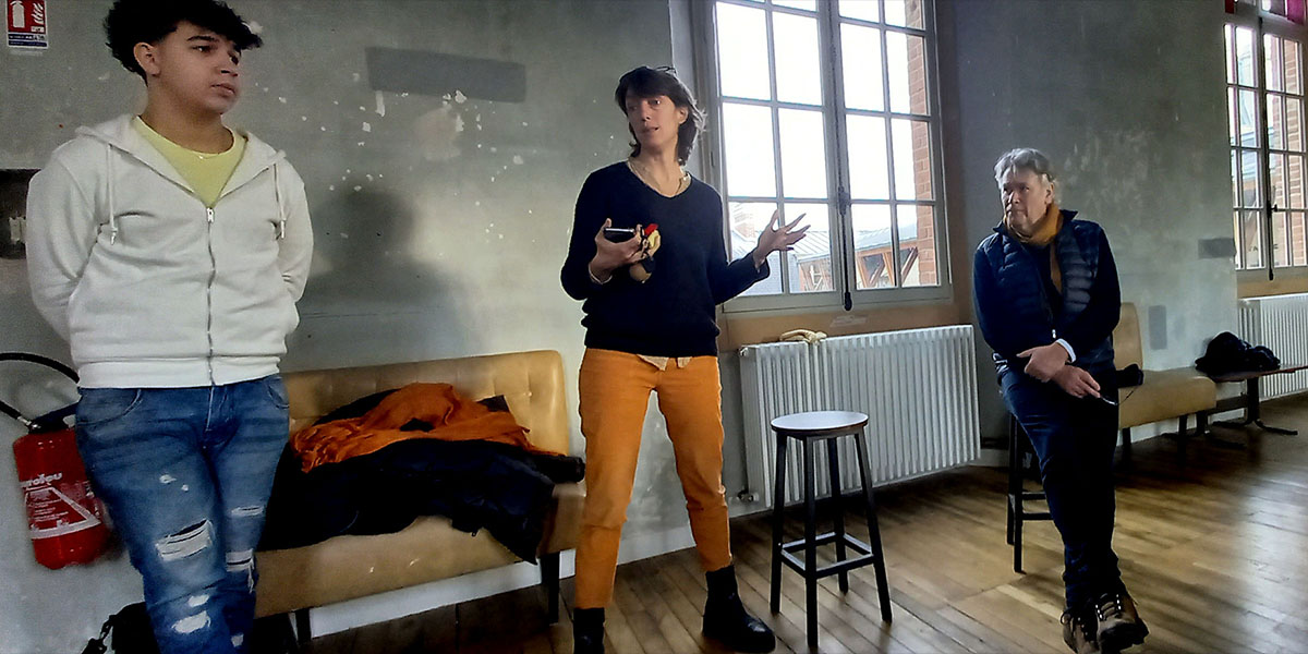 La présentation de l'établissement et ses projets par Gwenola Drillet...