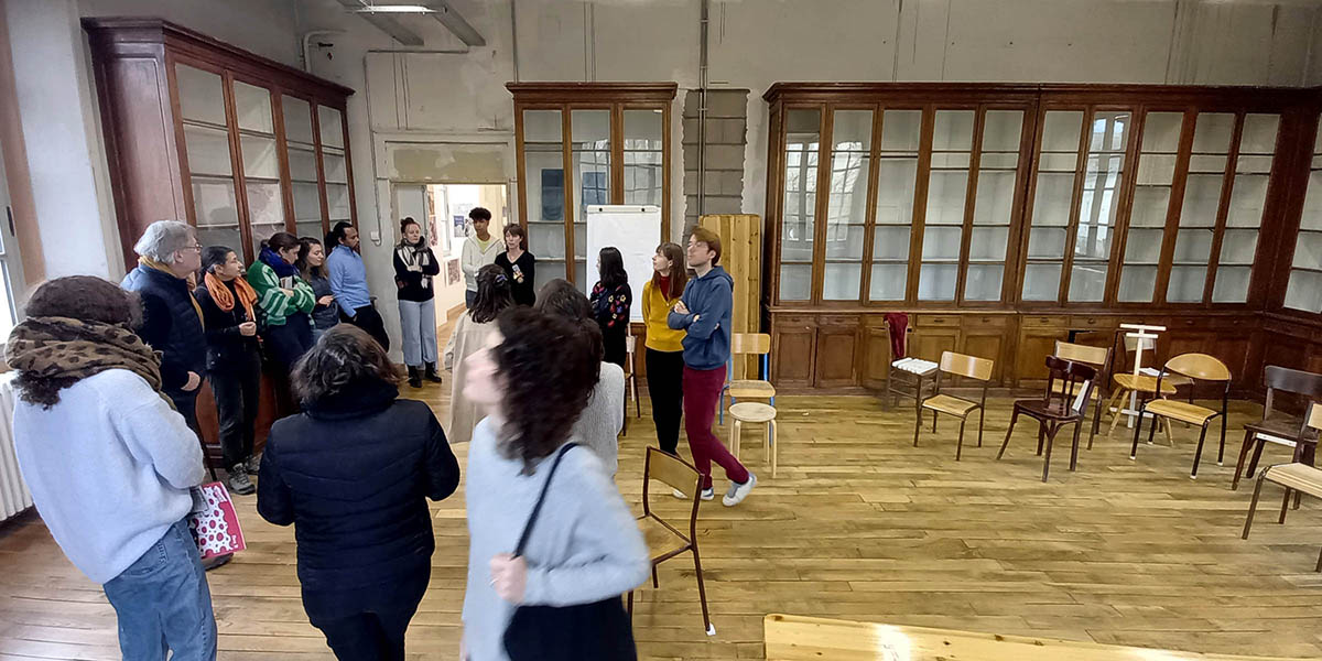 Poursuite de la visite avec les explications de Gwenola Drillet...