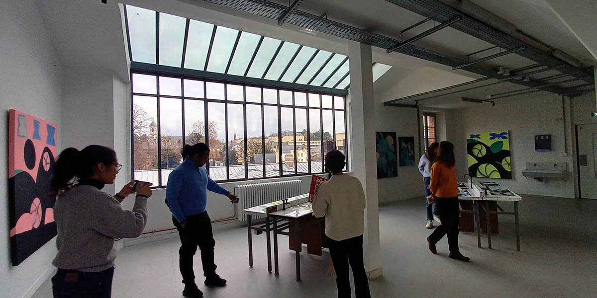 Là, un belle espace et une belle baie donnant sur Rennes...