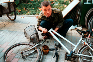 Le réparateur de vélo