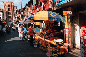 Le ruelles du vieux Shanghai...
